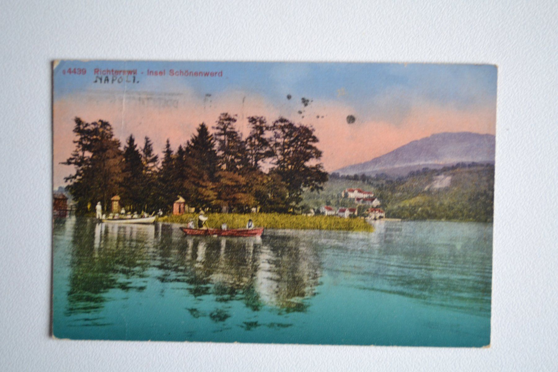 Cartoline postali: AK Richterswil Insel Schönenwerd – Usato da Beinwil am See venduto da kajak55