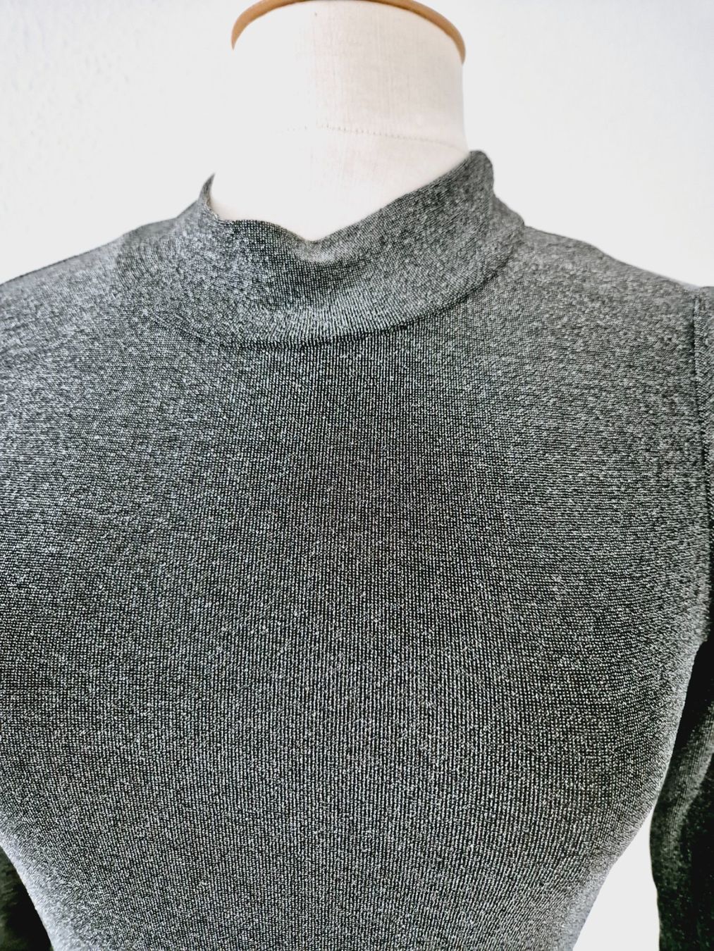 Maglioni & Felpe: BODY 36 SILBER SCHWARZ GLITZER FÄDEN PULLI BLUSE SHIRT TOP – Nuovo (secondo la descrizione) da Elsau venduto da the-colorful-side 7