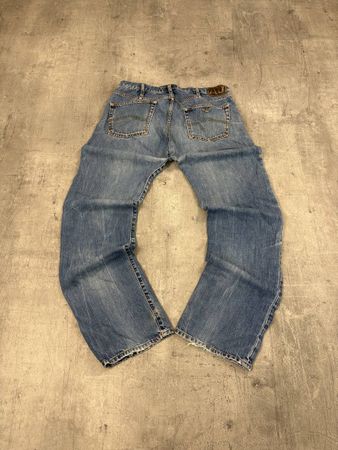 Vintage Armani Straight Baggy Jeans (L)