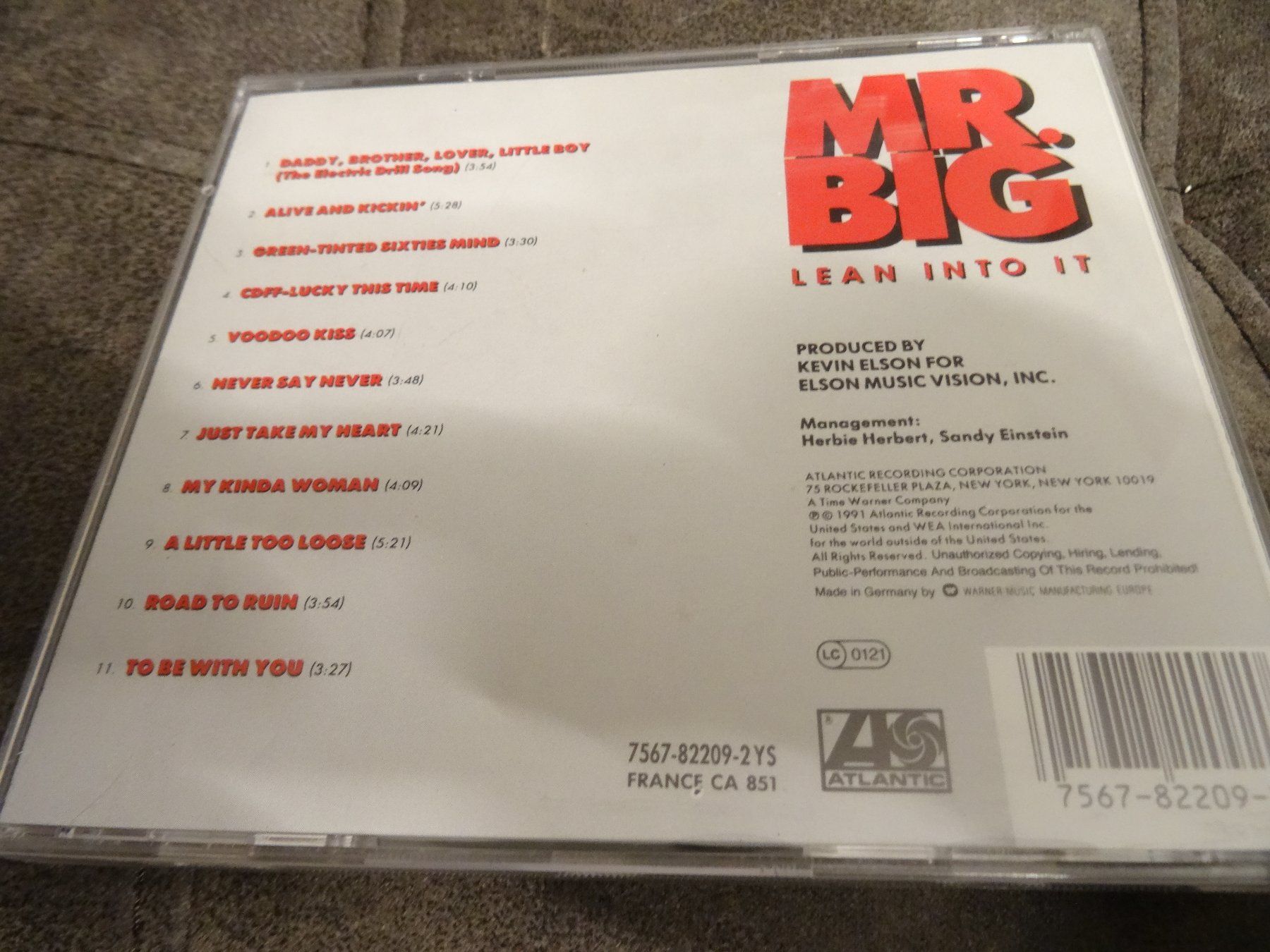 CD: Mr. Big - Lean into it CD – Usato da Olten venduto da Disc-Ausverkauf 1