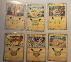 Pikachu x6 30th Anniversary EN TOP