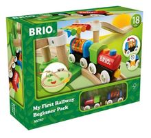 Erstes Brio Bahnspiel Set 18-teilig, Holz/Kunststoff