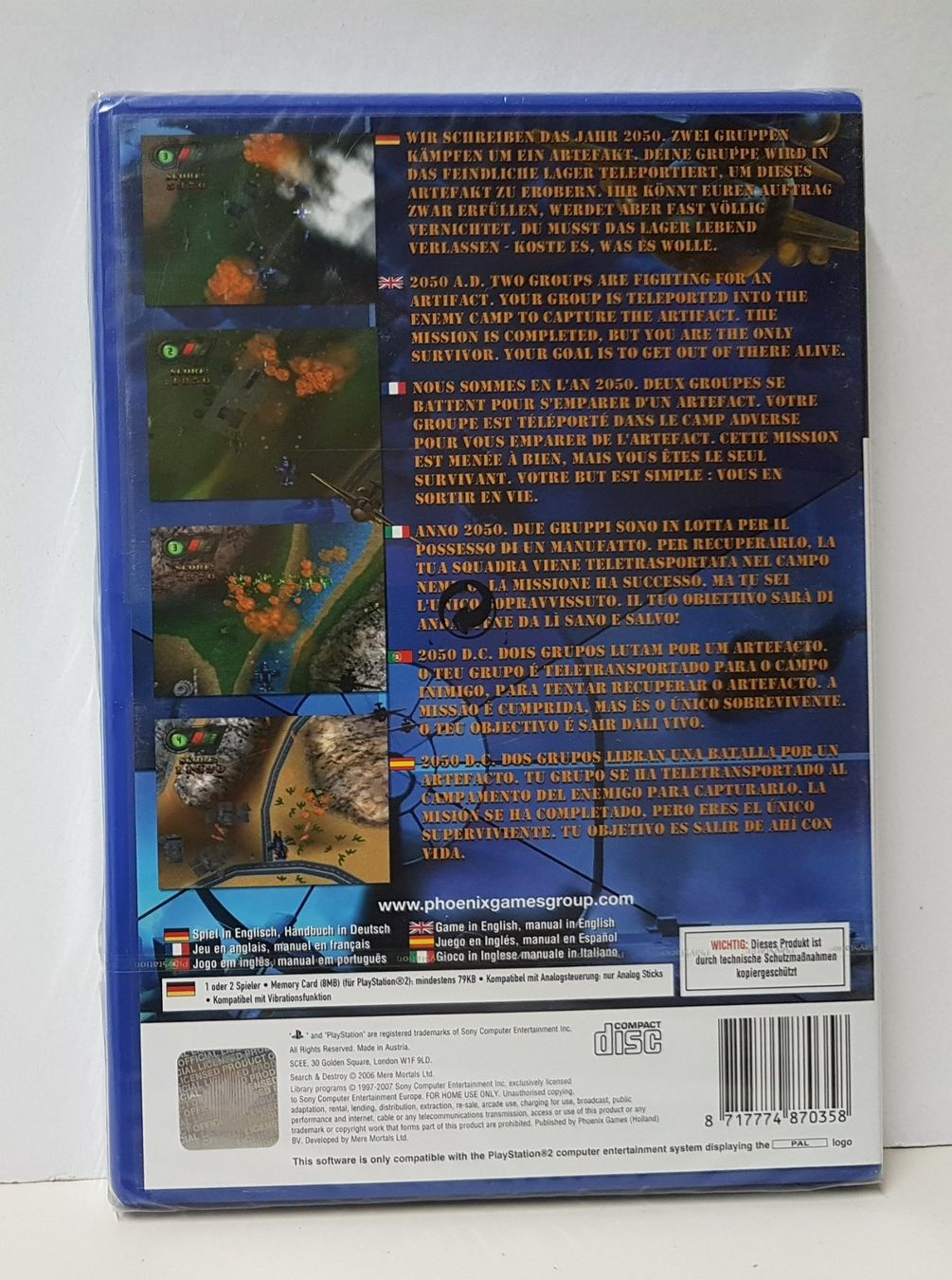 😎 Search & Destroy das Jahr 2050 PS 2 /Neu (Neu und originalverpackt ...