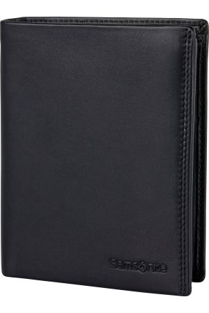 Samsonite Leder Portemonnaie, schwarz * Neu * Attack 2