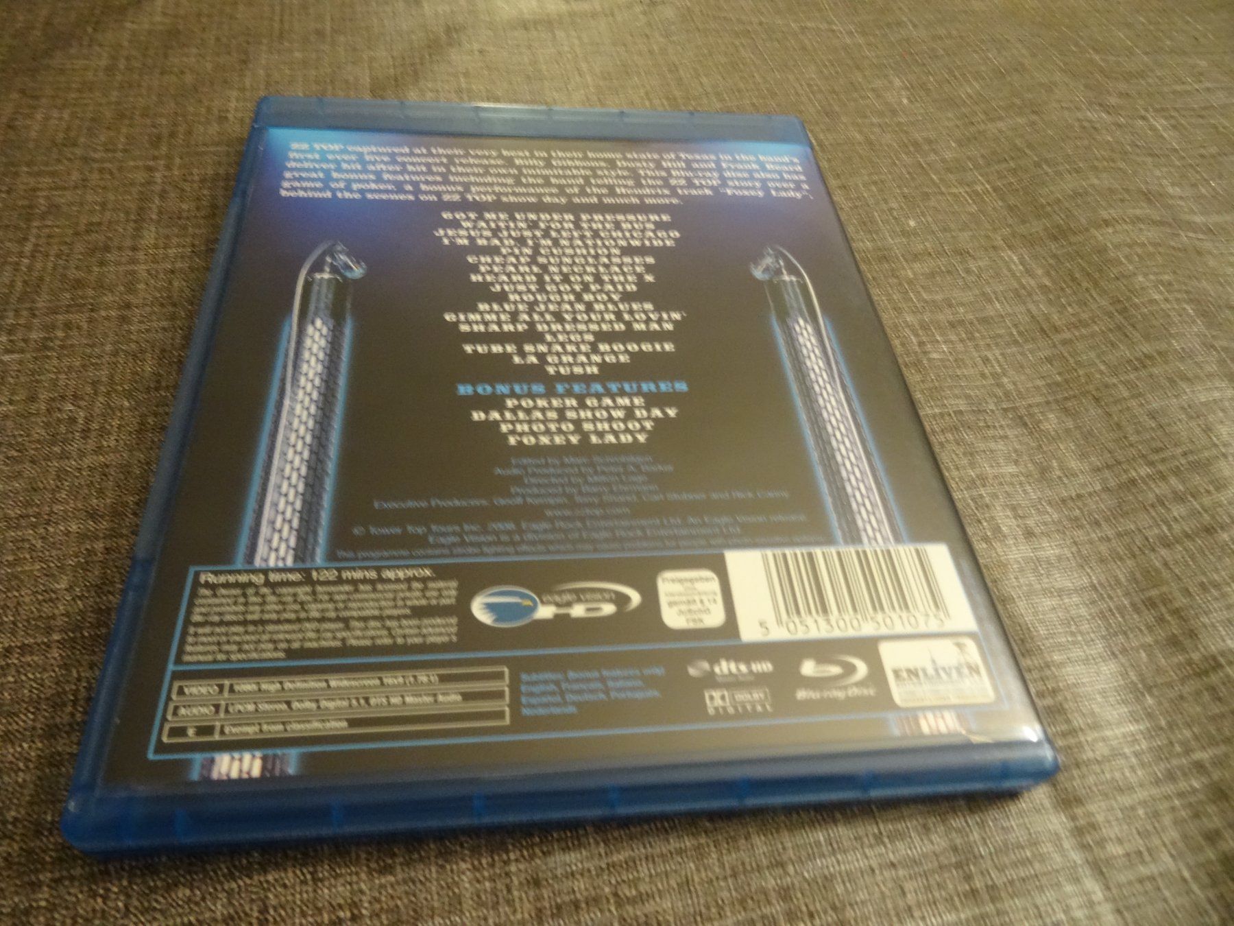 Tous les DVDs: ZZ Top Live From Texas Blu-ray – D'occasion à Olten par Disc-Verkauf 2
