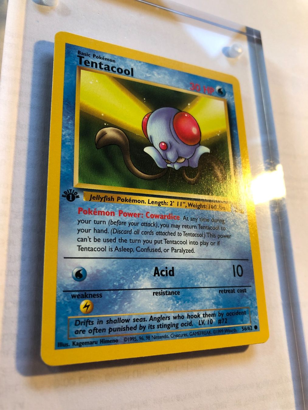 Sammelbilder & Trading cards: Tentacool 1st Fossil - MINT - ab 1.- – Gebraucht aus Giubiasco von dan_pr8b 1
