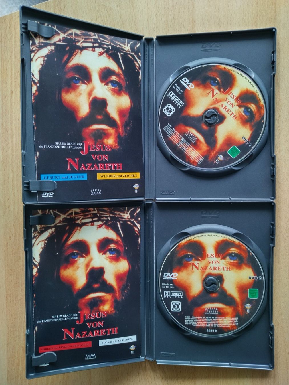 Tutti i DVDs: Jesus von Nazareth / 2 DVD's – Usato da Jona venduto da Argus36 2