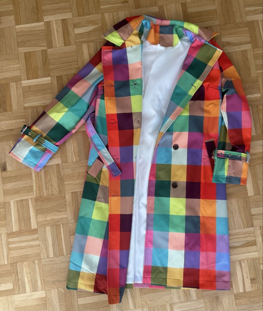 Mäntel: Trenchcoat mit buntem Karomuster – Neu und originalverpackt aus Muttenz von stoeberi01 4
