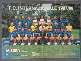 Grosses Poster FC Internazionale Milano 1987/88