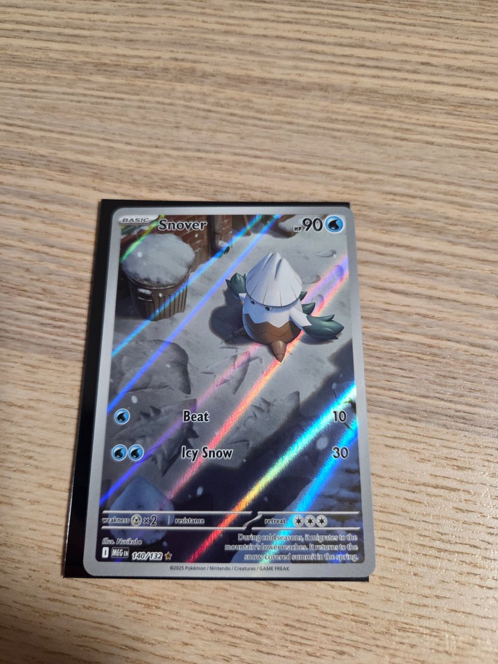 Pokémon Carte collezionabili: Snover (MEG 140) EN Pokemon Mega Evolution – Nuovo (secondo la descrizione) da Luzern venduto da heini81
