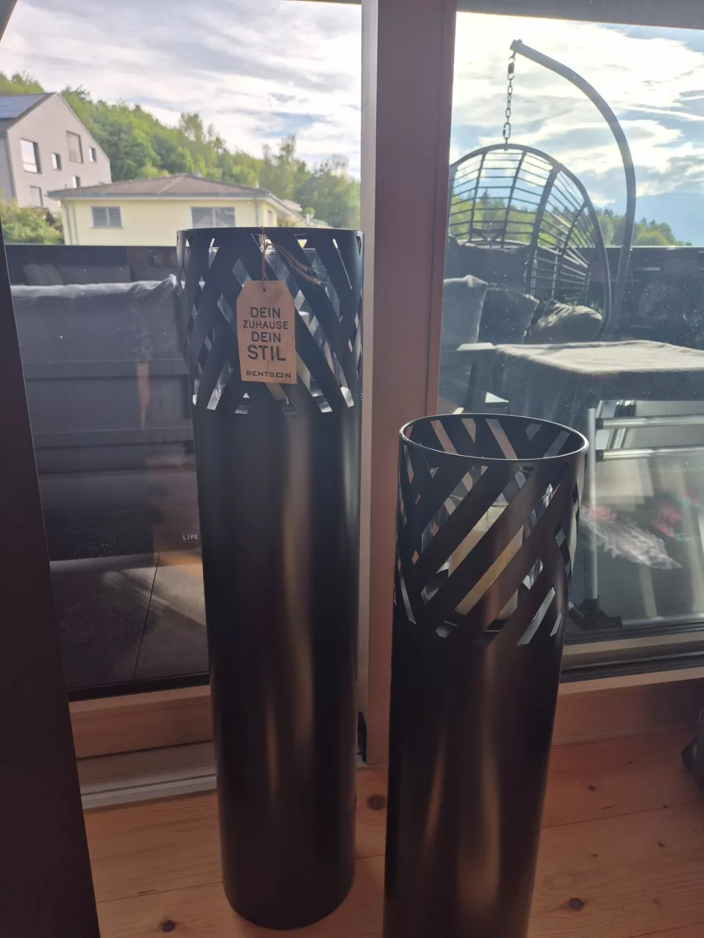 Portacandele: Windlichtsäule 2er Set – Nuovo (secondo la descrizione) da Schaanwald venduto da Gismo034 5