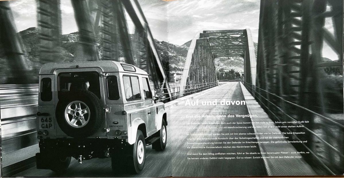 Land Rover Sonstiges Fahrzeugzubehör: Land Rover Defender Td5 Prospekt inkl. Einlageheft Technik – Gebraucht aus Möriken AG von Troemer 4