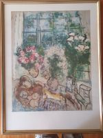 Bild, Kunstdruck, "das weisse Fenster" von Marc Chagall 1955