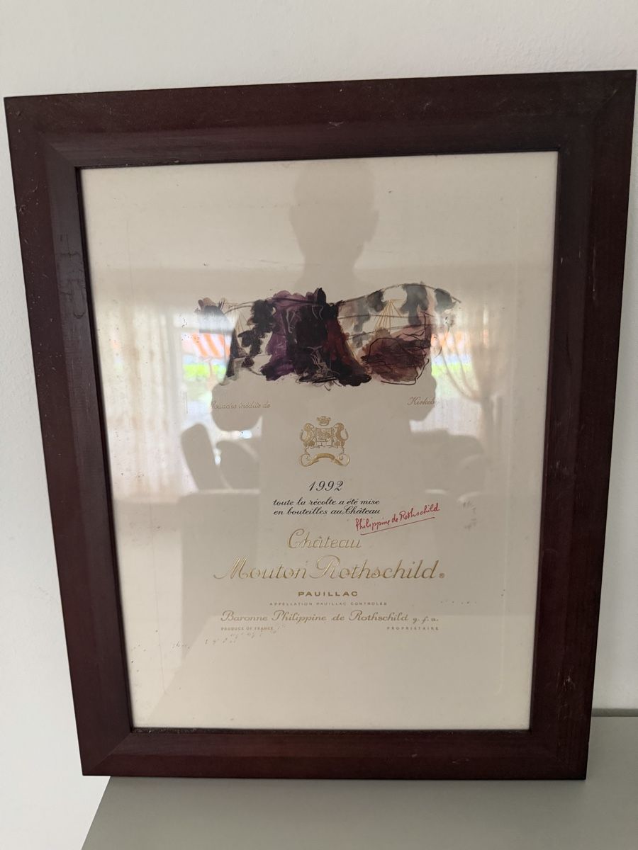 Grafica & Litografie: Litho Chateau Mouton ROTHSCILD 1992 – Usato da Unterentfelden venduto da Us1502