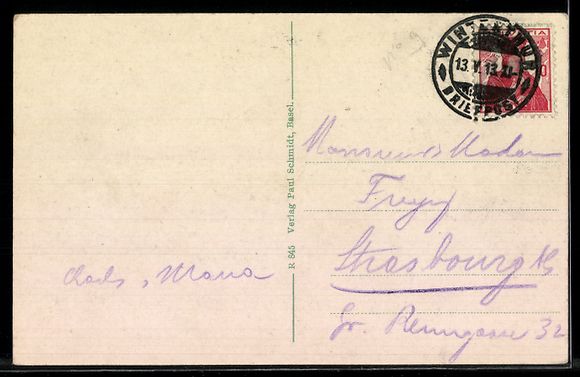 Cartoline postali: AK Winterthur, Panorama – Usato da Berlin venduto da bartko-reher 1