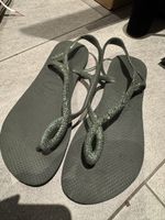 Havaianas Sandalen Glitzer dunkelgrün, Gr. 40