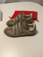 Baskets Isabel Marant cuir et daim beige scratchs taille 39