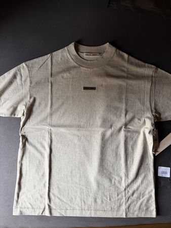 Fear of God Essentials T-shirt Heather Stone S Small