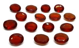 Lot 15x Grenats HESSONITES 50.46ct - Valeur 600.- Fr.