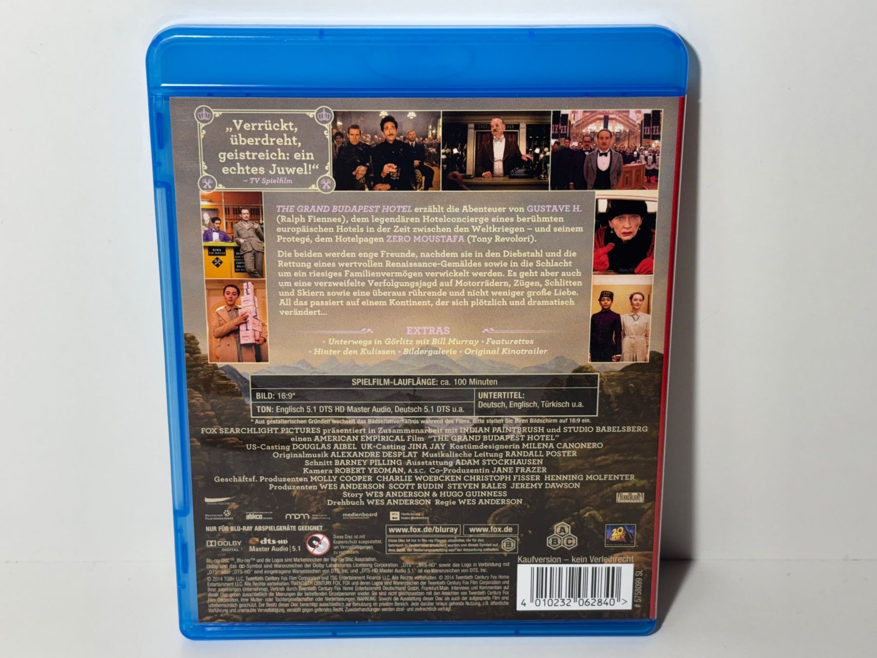 Tutti i DVDs: Grand Budapest Hotel Blu Ray – Usato da Wilderswil venduto da Sstriker 1