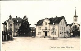 Menziken AG zur Waage Gasthof , 1941