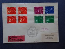 1952 Z-Nr. 309 - 312 FDC