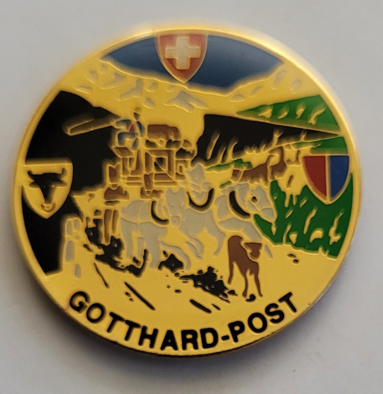 Placchette & Badge: Pin Gotthard-Post – Usato da Rorschach venduto da gloeggli1980