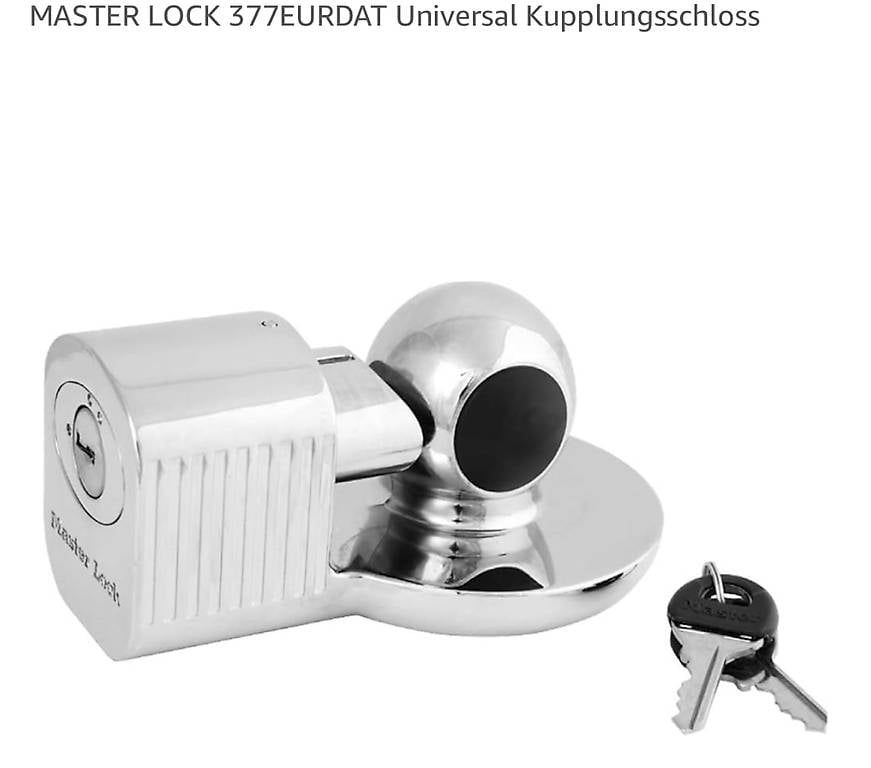 Lucchetti: Master Lock 377EURDAT Anhängerkupplung Schloss – Nuovo (secondo la descrizione) da Thal venduto da maesi86