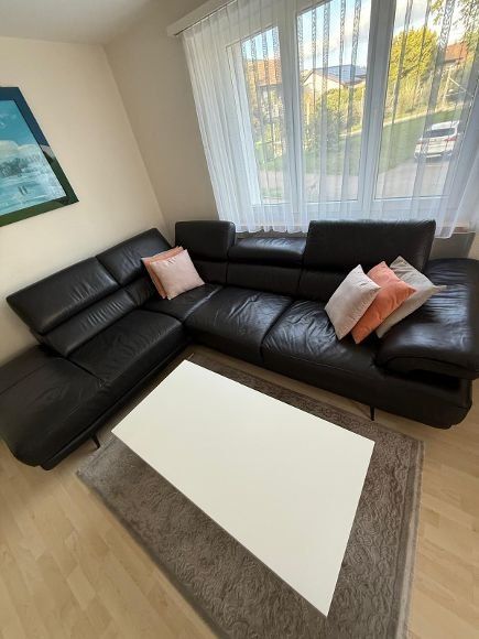 Divani: Ecksofa Leder schwarz – Usato da Zürich venduto da bergacker