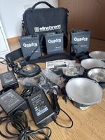 Elinchrom 3 Quadra Akkus und 3 Blitzköpfe