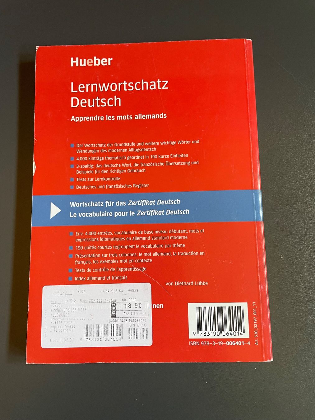 Libri: Lernwortschatz Deutsch – Usato da Chamoson venduto da daleva0204 1