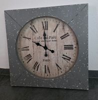 Grosses Wanduhr Shabby Chic , Vintage-Look