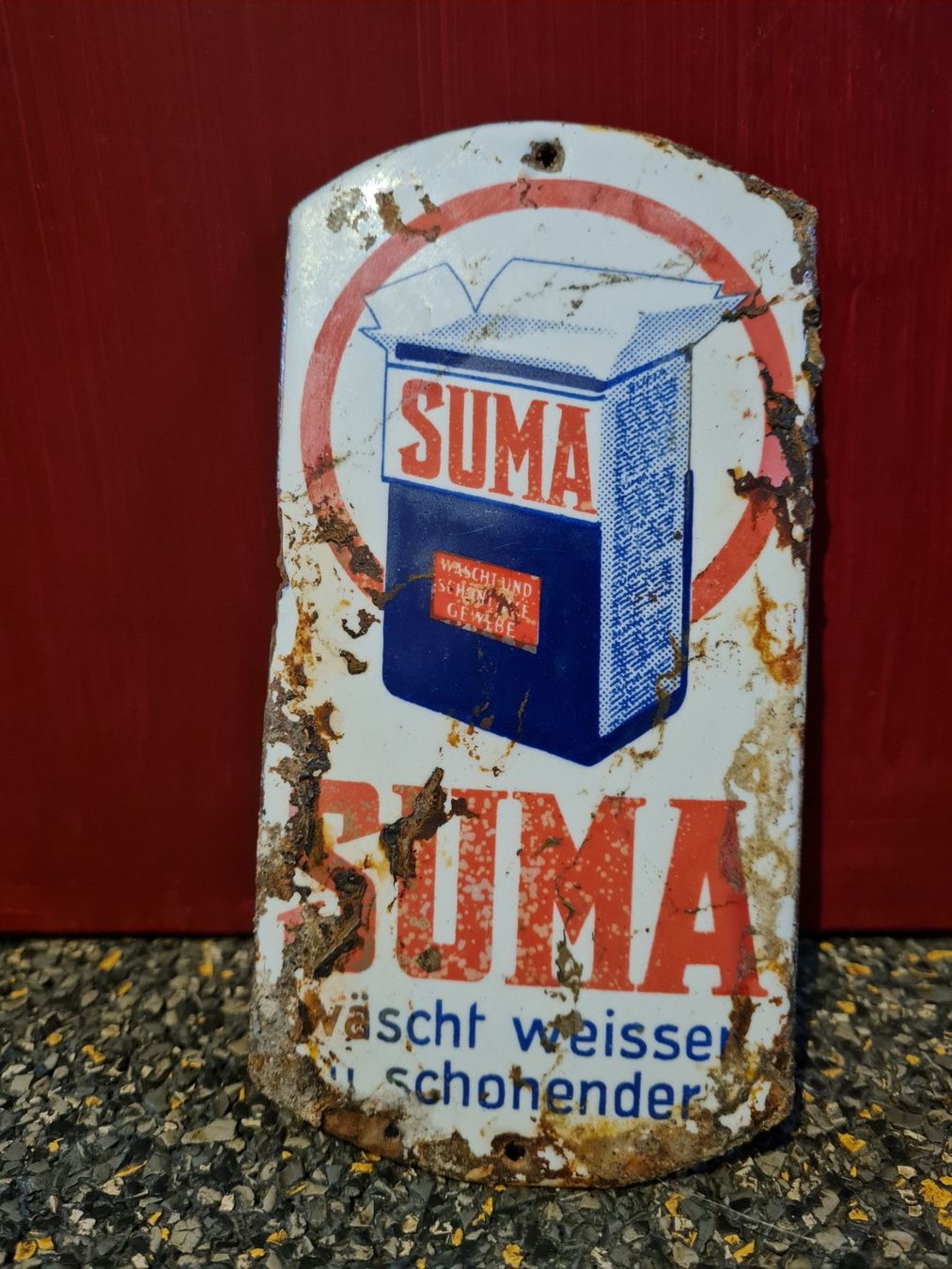 Insegne: Suma Türschild Emailschild – Usato da Wynau venduto da Bastel87