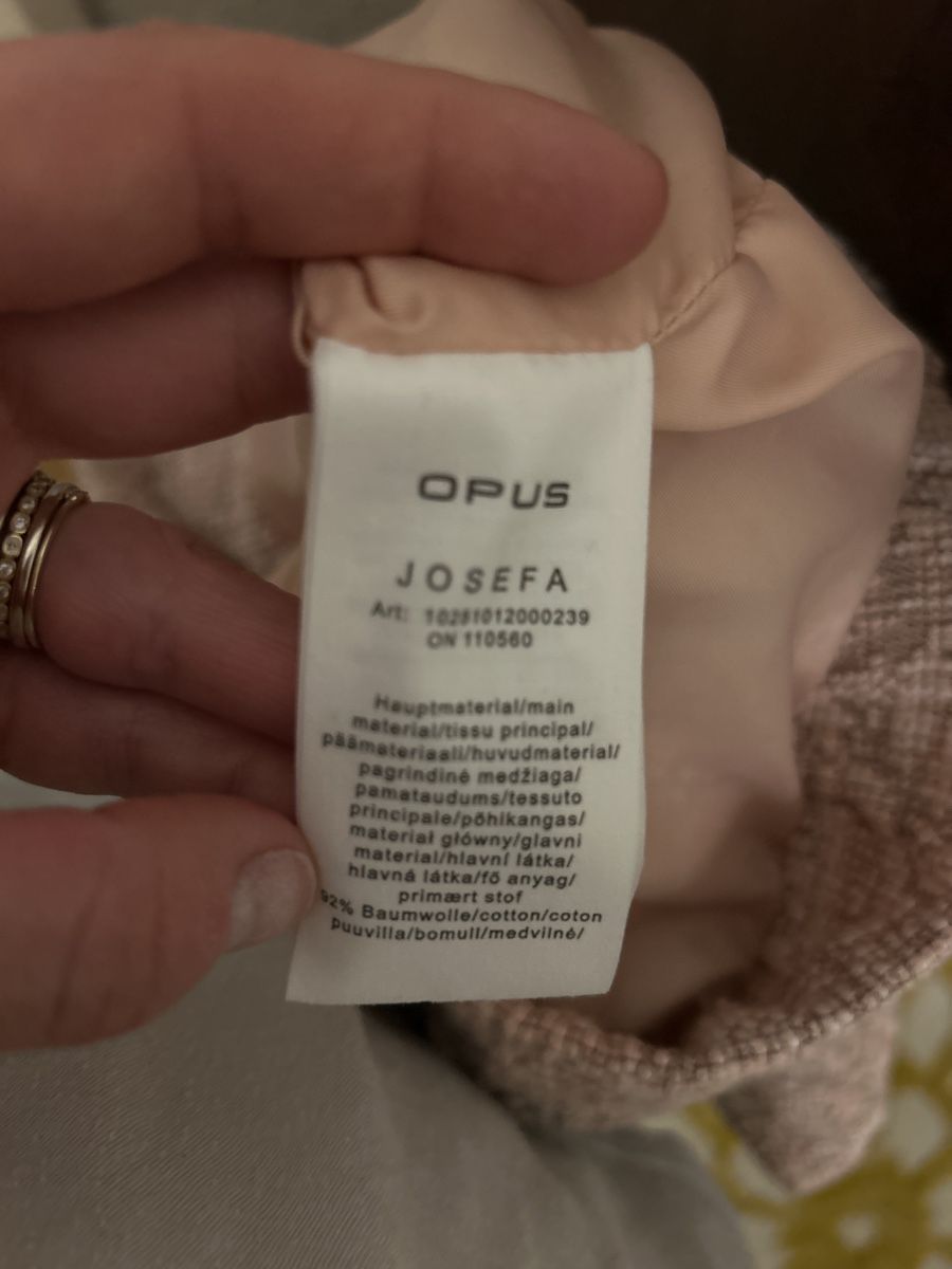 Opus Giacche: Opus Josefa pink tweed bomber jacket sz 36 – Nuovo (secondo la descrizione) da Wädenswil venduto da lucy-ethel 6