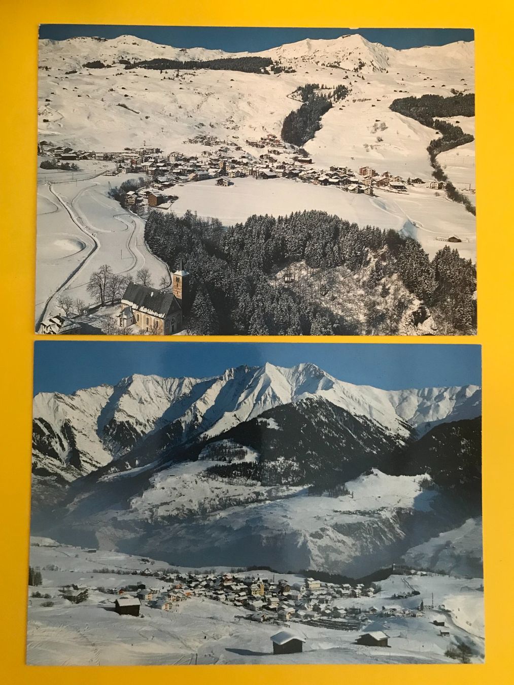 Cartoline postali: 2x Postkarten Vella / Val Lumnezia – Usato da Luzern venduto da mey_s13