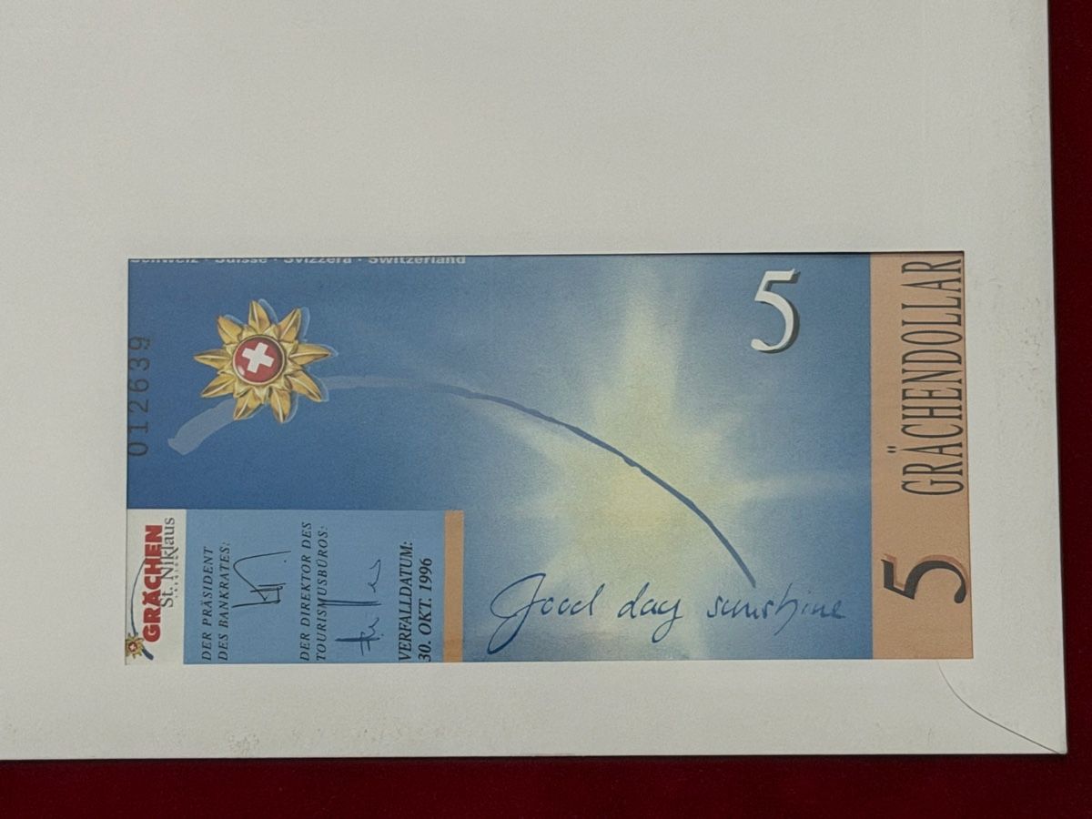 Banknoten: Enveloppe illustrée 5 Gräschendollar CH 1996 – Neu und originalverpackt aus Cortaillod von Soleil_de_Neuchatel 5