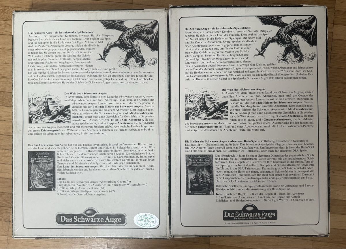 Spiele: Das Schwarze Auge 2x Set  – Gebraucht aus Opfikon von Luis144 1