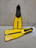 Cressi Flossen gelb/schwarz, Grösse 37-38, Top Zustand!