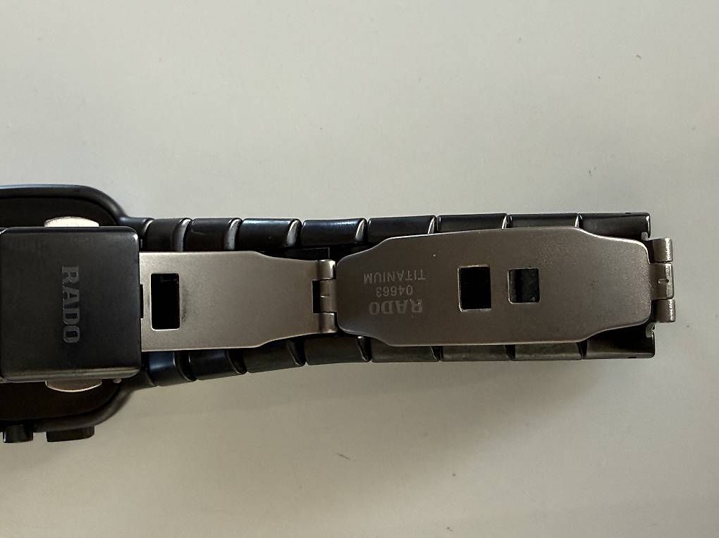 Rado Orologi: Rado r5.5 Jasper Morrison Ceramic Chronograph schwarz – Usato da Basel venduto da yamot 5