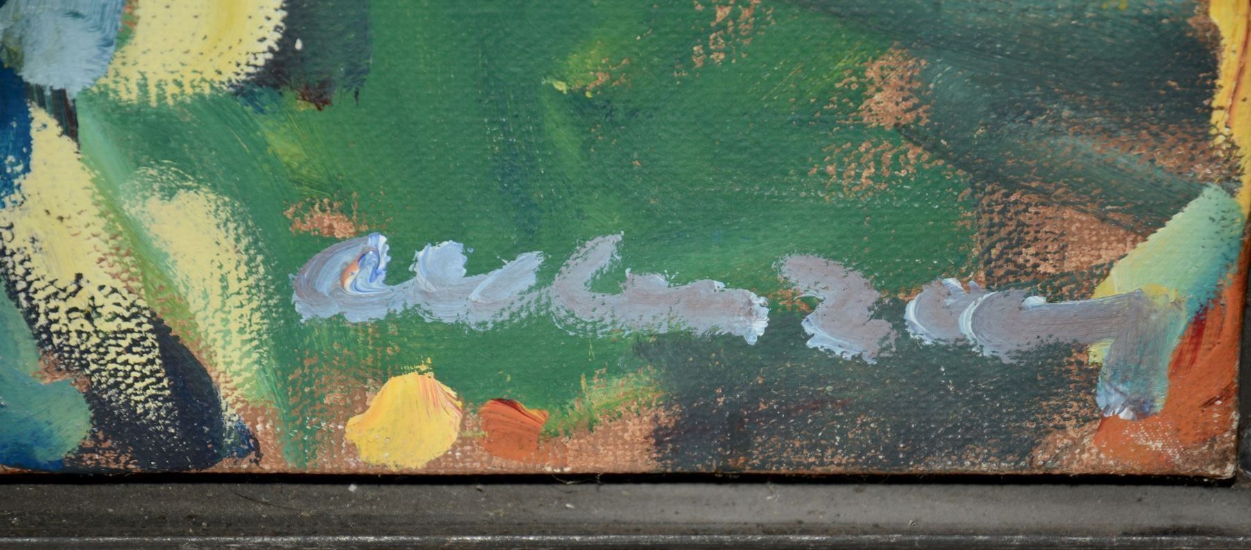 Dipinti: Bernd Alder  "Landschaft" (7704) – Usato da Zürich venduto da fundsachenverkauf 1