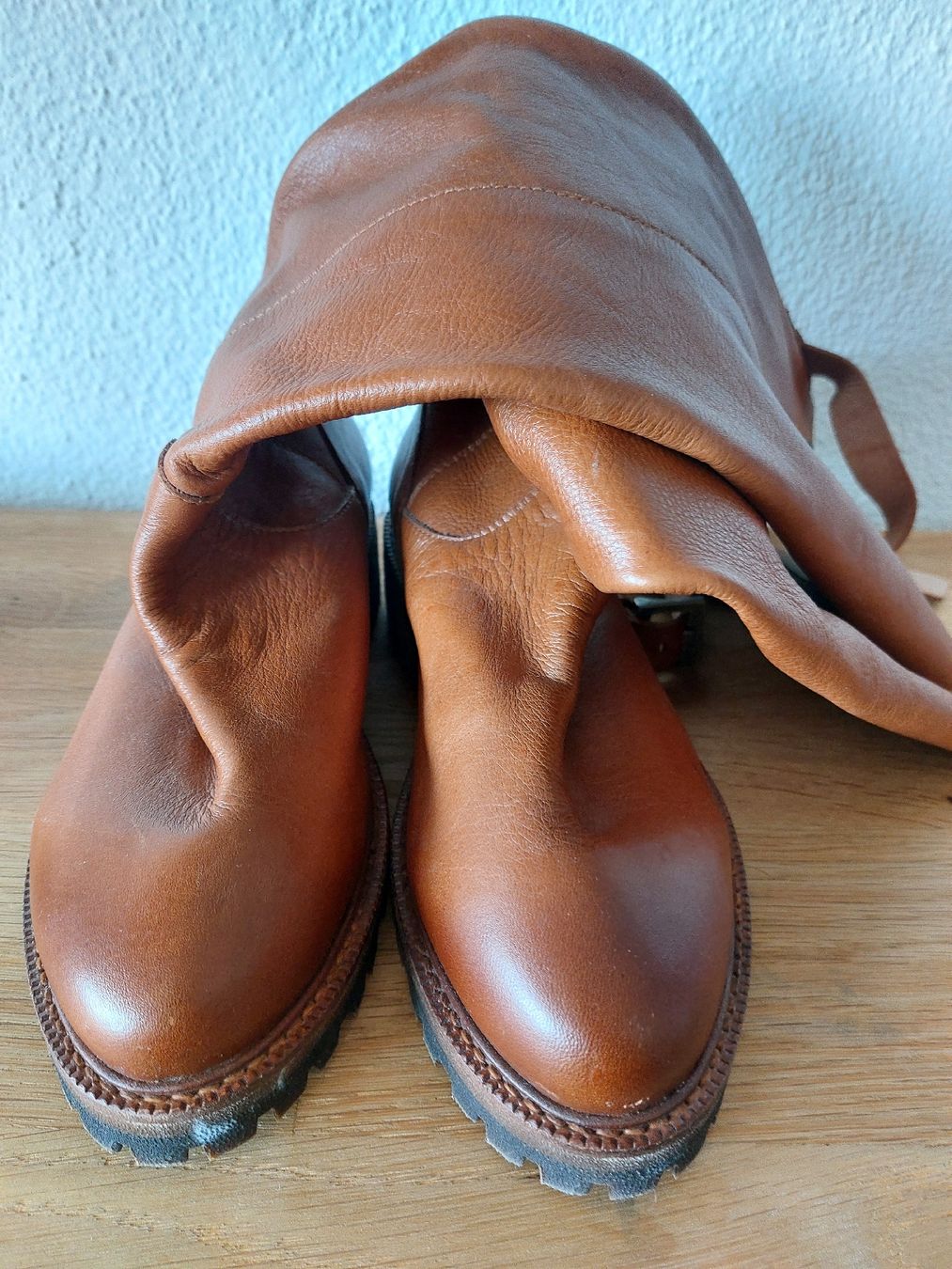 Scarpe da donna: Velez Leder Stiefel, Cognac Braun, Gr. 36 – Nuovo (secondo la descrizione) da Horgen venduto da prinza 3