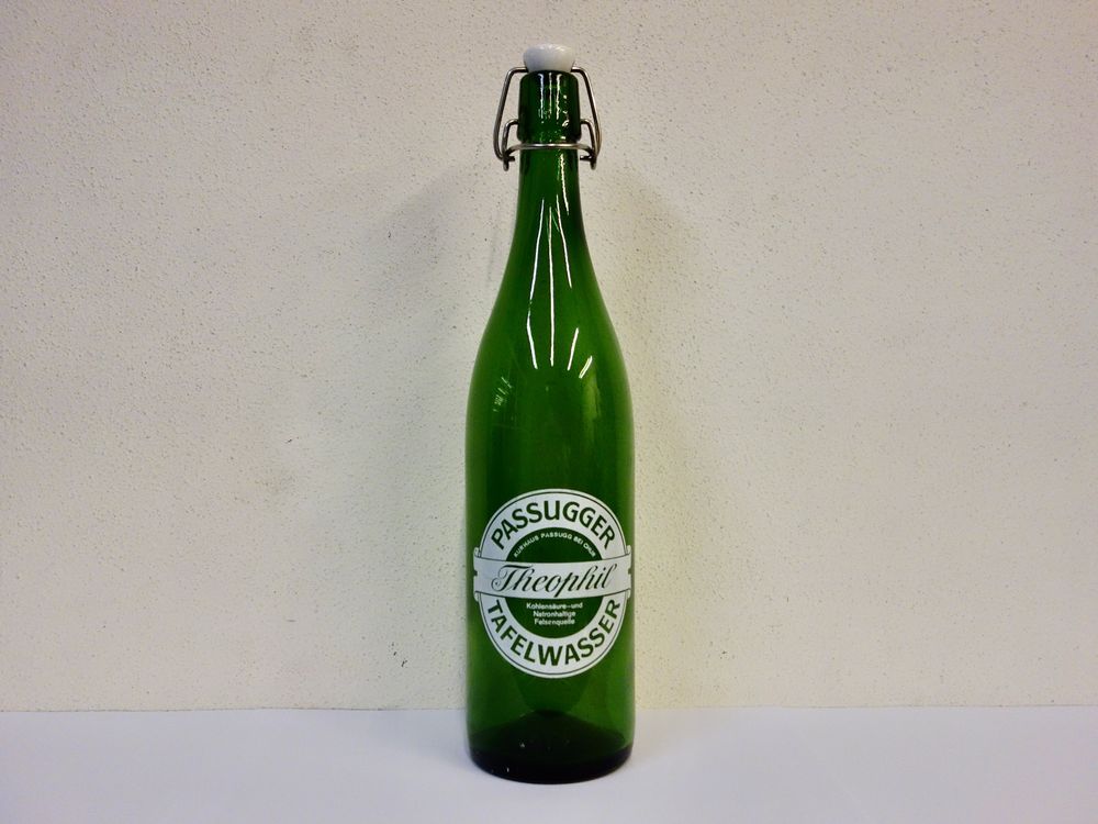 Flasche PASSUGGER TAFELWASSER MINERALQUELLE PASSUGG 1967 '67 (Gebraucht ...
