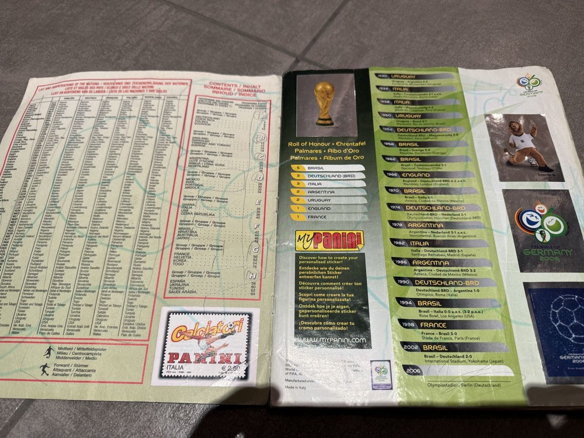 Panini Alben: Album Panini Euro 2006 Germany – Gebraucht aus Claro von KarinS84 9