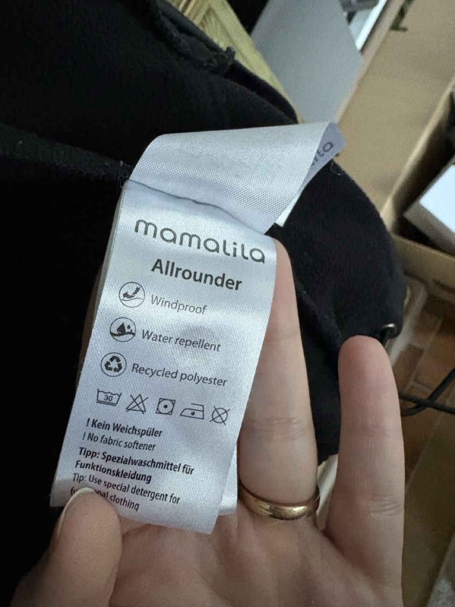 Mamalila Jacken: Mamalila Softshell Allrounder schwarz Grösse L – Gebraucht aus Zeihen von domtsche 1