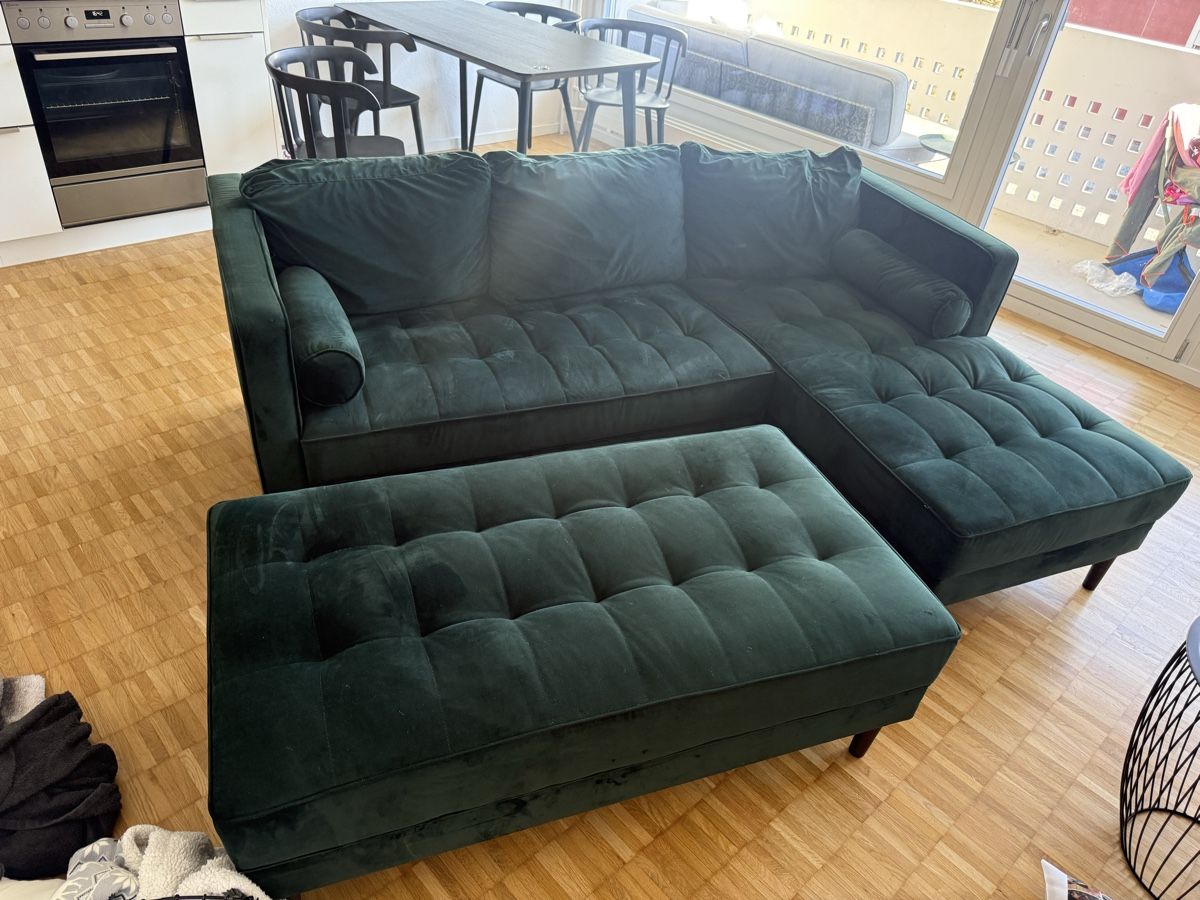 Sofas: Ecksofa dumkelgrün – Gebraucht aus Bern von lar_f2vx 1