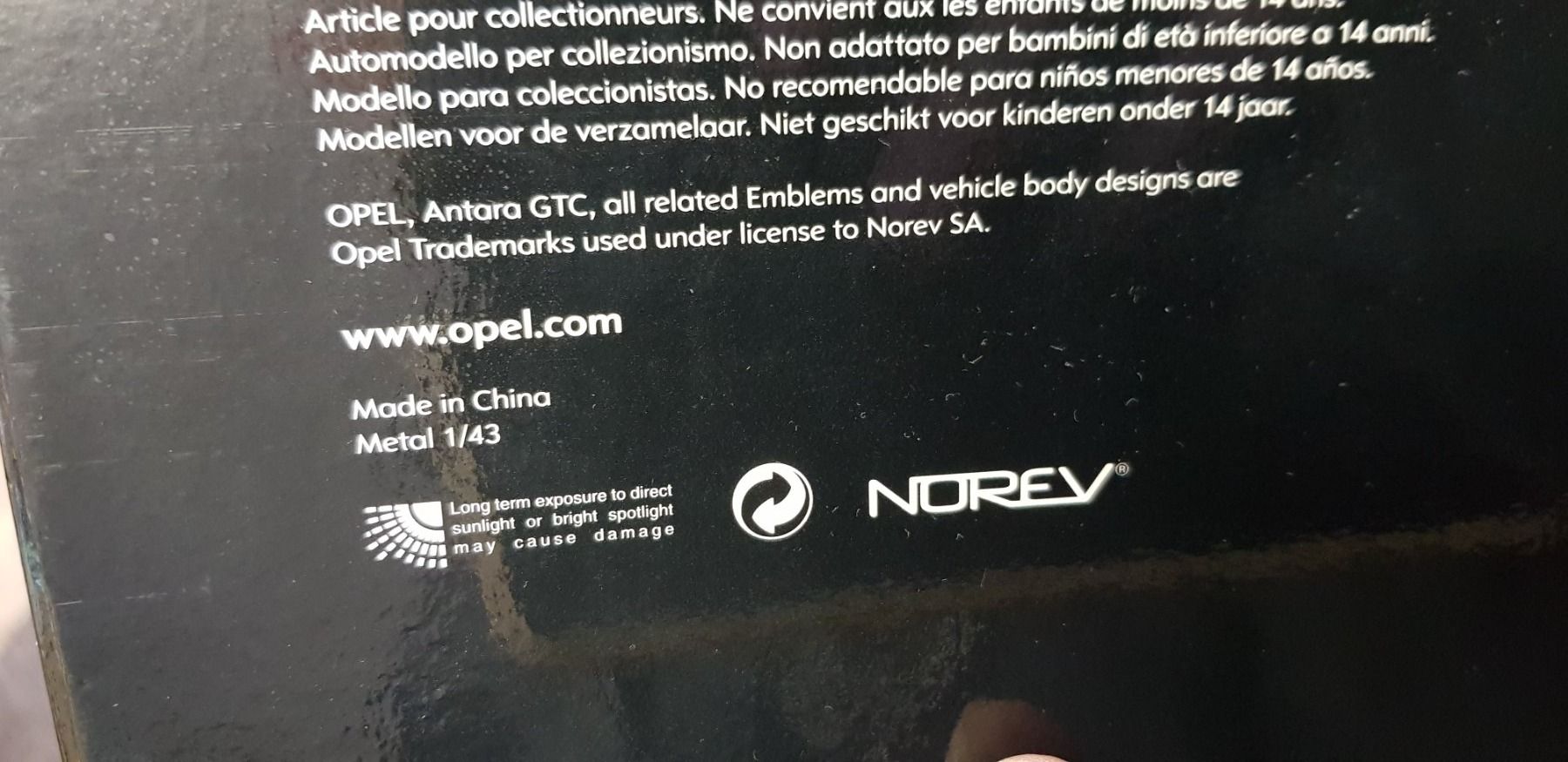 Norev Modellini d'auto: Opel Antara Gtc 1:43 Norev – Nuovo e nell'imballaggio originale da Fribourg venduto da 911cc 6