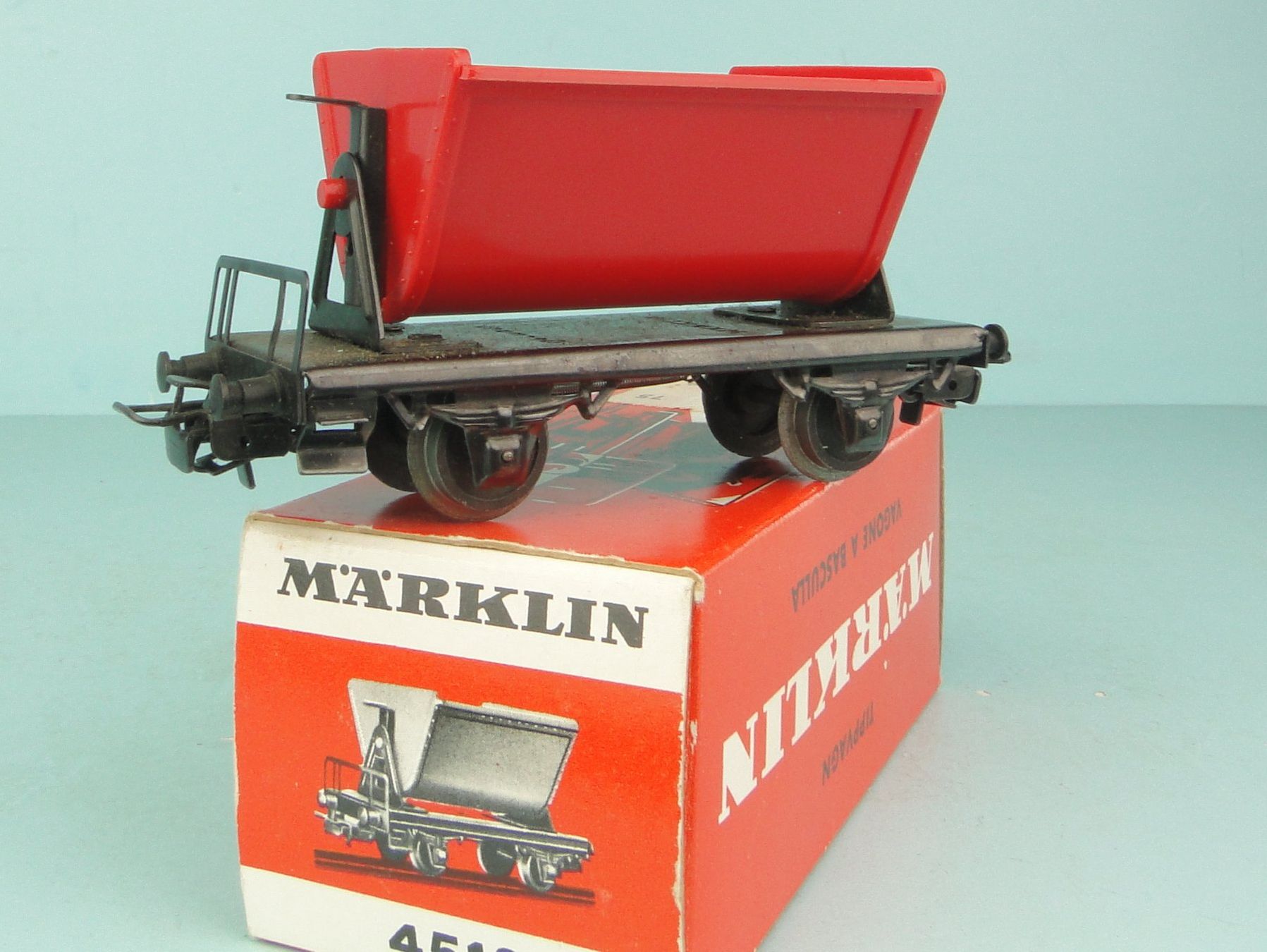 Märklin Modellini di ferrovie: Märklin 4503 Kippwagen – Usato da Bülach venduto da cann11