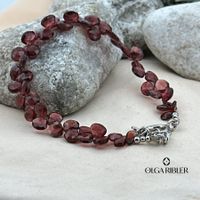 Granate Armband by Olga Ribler Silber 925