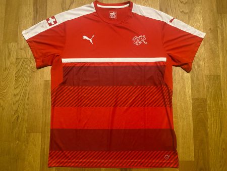 ORIGINAL SCHWEIZ NATI TRIKOT 2015/16 MAILLOT SUISSE PUMA XXL
