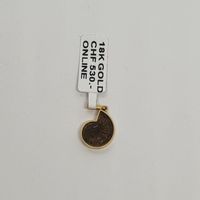 Echt 18K Gold - Fosil Anhänger